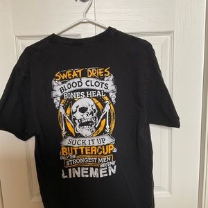 Graphic Lineman Tee Shirt